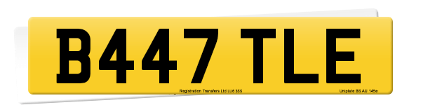 Registration number B447 TLE
